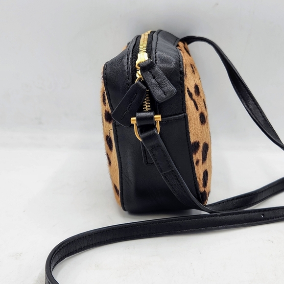 Aritzia Auxiliary Cow Leather Leopard Print Crossbody Purse - Picture 5 of 16